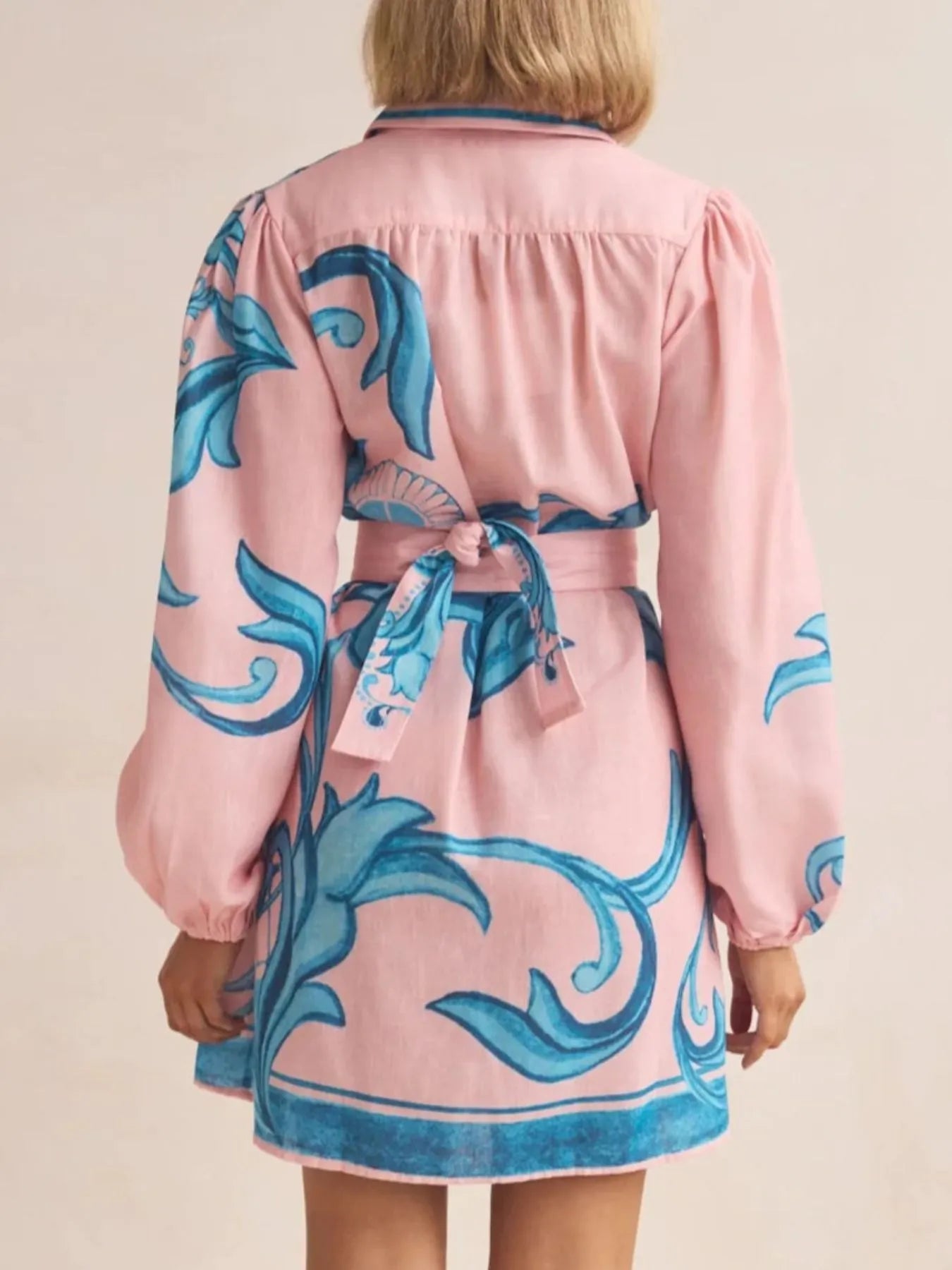 Printed Long Sleeve Shirt Dress-Dresses-Trendsi-[option4]-[option5]-[option6]-[option7]-[option8]-Shop-Boutique-Clothing-for-Women-Online