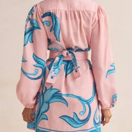 Printed Long Sleeve Shirt Dress-Dresses-Trendsi-[option4]-[option5]-[option6]-[option7]-[option8]-Shop-Boutique-Clothing-for-Women-Online