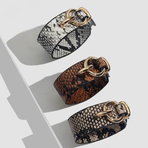 Round Lock Bracelet -White-ClaudiaG Collection-[option4]-[option5]-[option6]-[option7]-[option8]-Shop-Boutique-Clothing-for-Women-Online