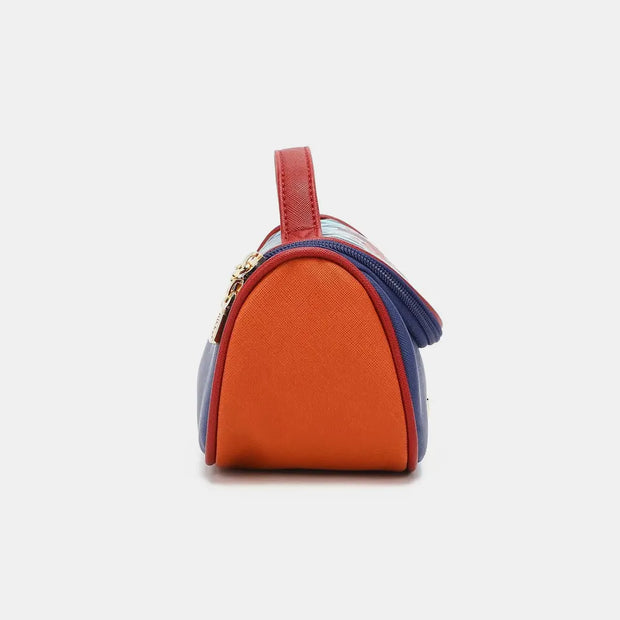 Nicole Lee USA Nikky Contrast Makeup Bag-Bags-Trendsi-[option4]-[option5]-[option6]-[option7]-[option8]-Shop-Boutique-Clothing-for-Women-Online