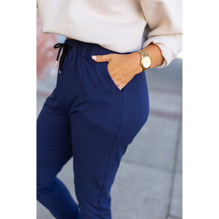 The Nora Navy Joggers - Luxe Leggings by Julia Rose®-JuliaRoseWholesale-[option4]-[option5]-[option6]-[option7]-[option8]-Shop-Boutique-Clothing-for-Women-Online