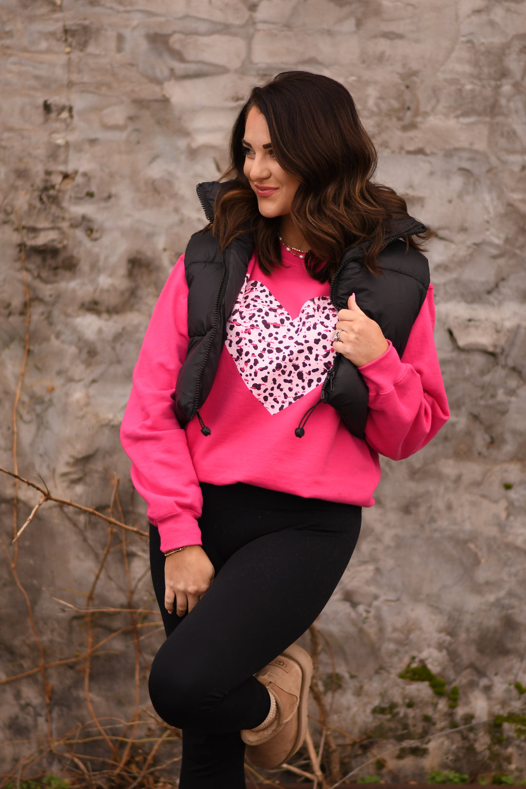 Dalmatian Heart Sweatshirt