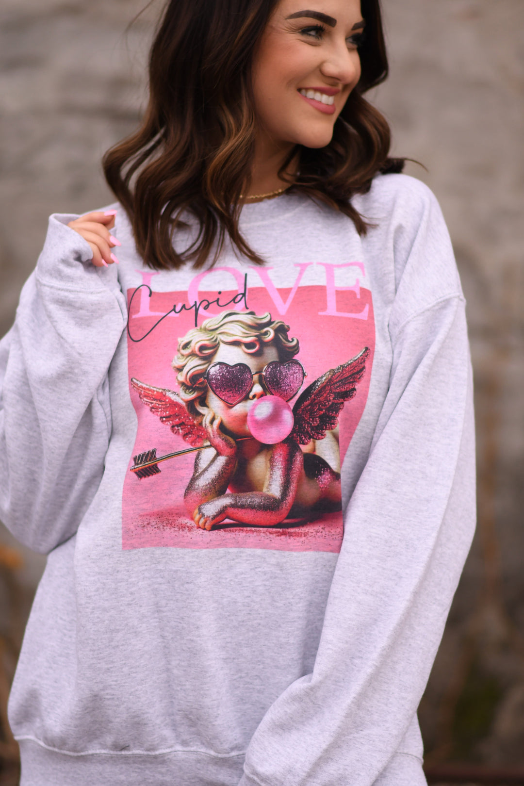 Love Cupid Sweatshirt-P&PD Wholesale-[option4]-[option5]-[option6]-[option7]-[option8]-Shop-Boutique-Clothing-for-Women-Online