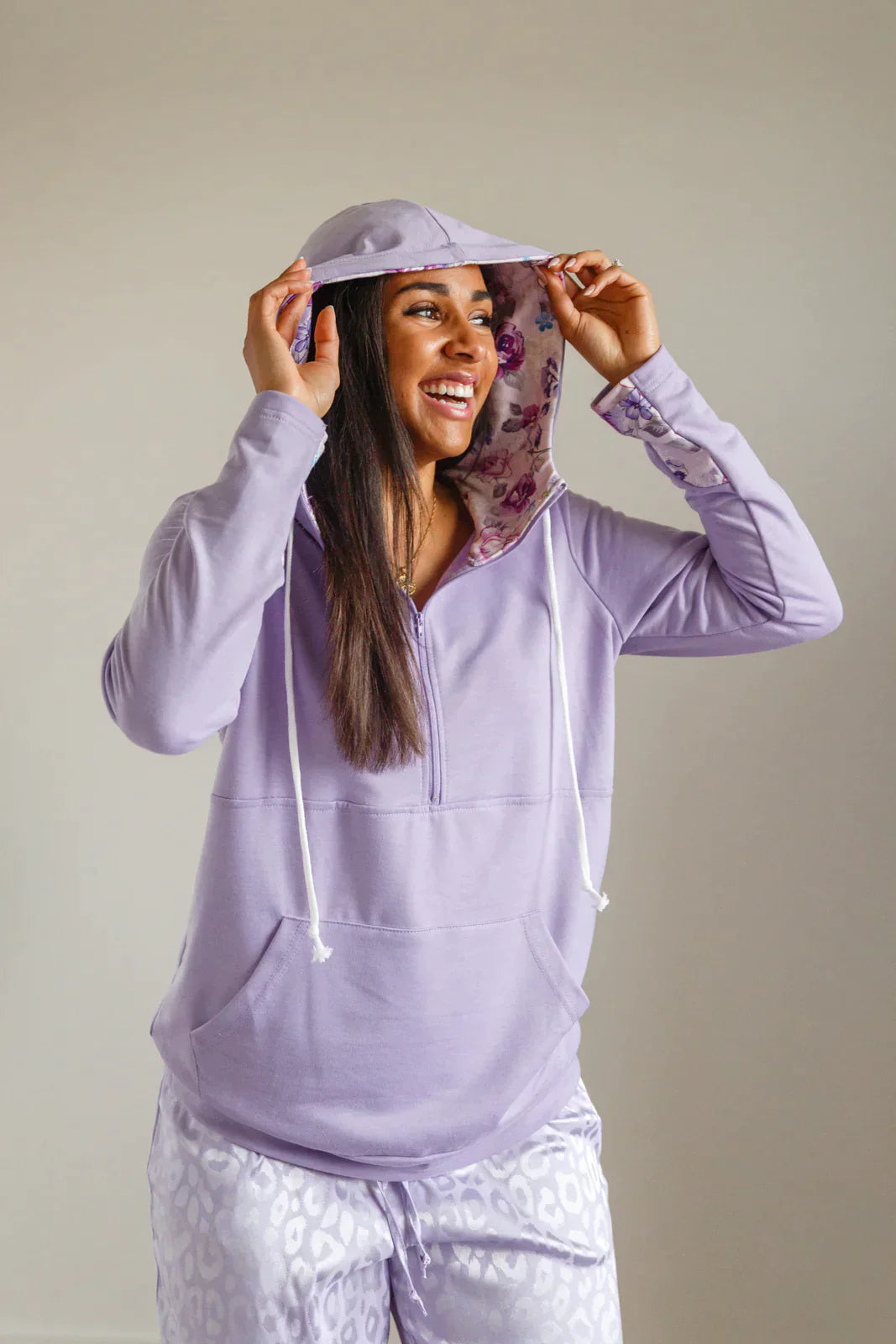 Shirley & Stone Audre Half Zip Hoodie in Six Colors-Preorder-Ave Shops-[option4]-[option5]-[option6]-[option7]-[option8]-Shop-Boutique-Clothing-for-Women-Online