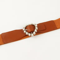 Pearl Heart Buckle Elastic Belt-Belts-Trendsi-[option4]-[option5]-[option6]-[option7]-[option8]-Shop-Boutique-Clothing-for-Women-Online