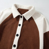 Colorblock Fleece Patchwork Button Down Shacket-JUNIPER BLVD-[option4]-[option5]-[option6]-[option7]-[option8]-Shop-Boutique-Clothing-for-Women-Online
