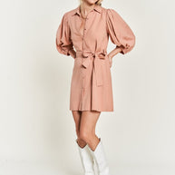 SOLID BUTTON DOWN DRESS PLUS SIZE-Jade By Jane-[option4]-[option5]-[option6]-[option7]-[option8]-Shop-Boutique-Clothing-for-Women-Online