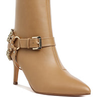 Nicene Harness Detail Stiletto Boots-Rag Company-[option4]-[option5]-[option6]-[option7]-[option8]-Shop-Boutique-Clothing-for-Women-Online