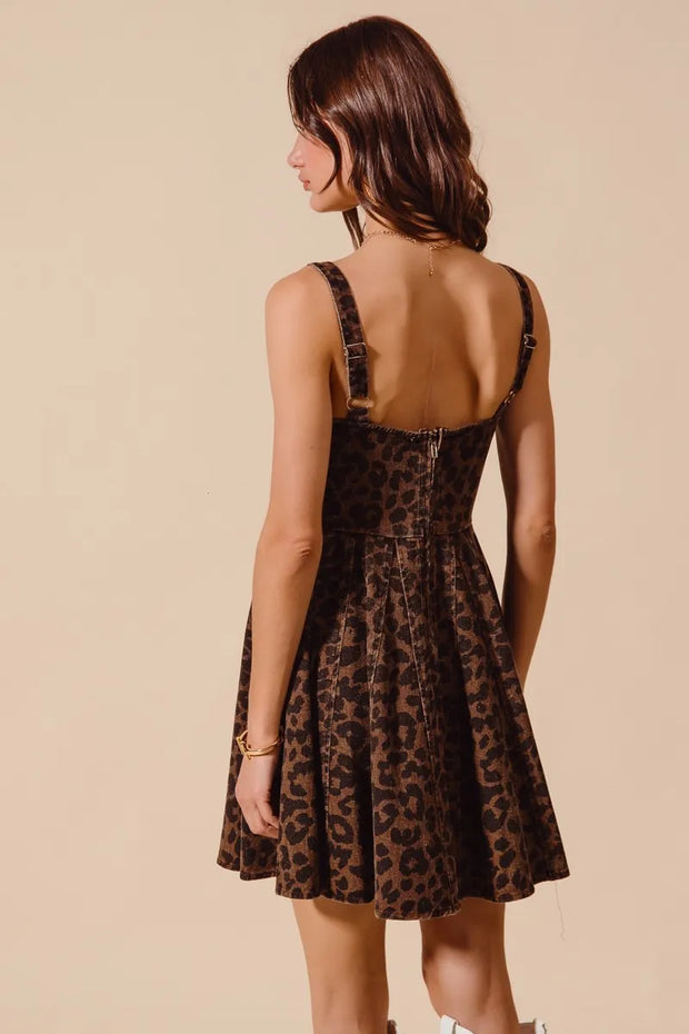 SO ME Mineral Washed Leopard Flare Cami Dress-Dresses-Trendsi-[option4]-[option5]-[option6]-[option7]-[option8]-Shop-Boutique-Clothing-for-Women-Online