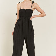 SMOCKED TIE STRAP JUMPSUIT PLUS SIZE-Jade By Jane-[option4]-[option5]-[option6]-[option7]-[option8]-Shop-Boutique-Clothing-for-Women-Online