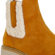 Mothman Faux Fur Detail Chunky Ankle Boots-Rag Company-[option4]-[option5]-[option6]-[option7]-[option8]-Shop-Boutique-Clothing-for-Women-Online