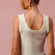 SO ME Chevron Pattern Buttoned Front Lightweight Tank Top-Tank Tops & Camis-Trendsi-[option4]-[option5]-[option6]-[option7]-[option8]-Shop-Boutique-Clothing-for-Women-Online