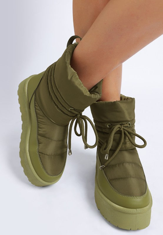 Pacos High Ankle Chunky Snow Boots-Rag Company-[option4]-[option5]-[option6]-[option7]-[option8]-Shop-Boutique-Clothing-for-Women-Online