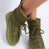 Pacos High Ankle Chunky Snow Boots-Rag Company-[option4]-[option5]-[option6]-[option7]-[option8]-Shop-Boutique-Clothing-for-Women-Online