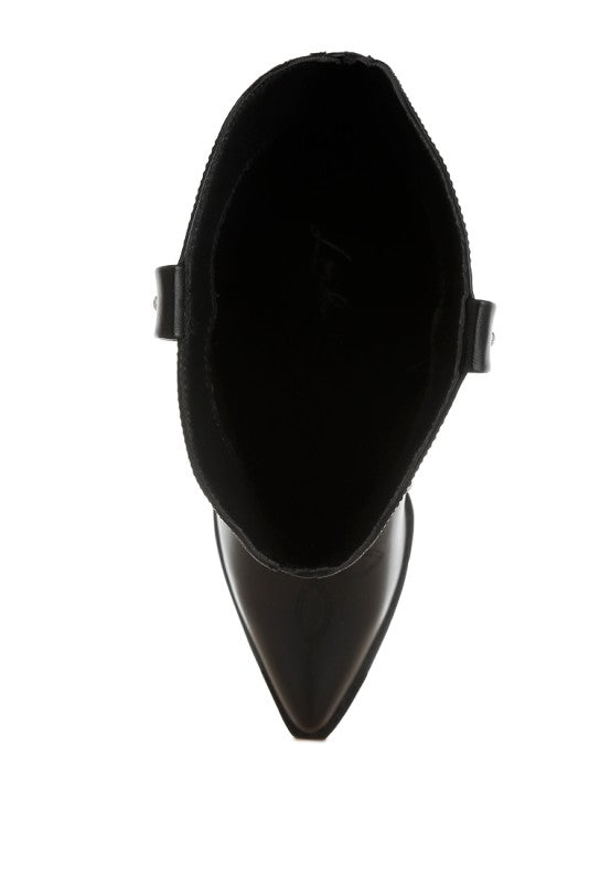 Dockery Studs Embellished Cowboy Boots-Rag Company-[option4]-[option5]-[option6]-[option7]-[option8]-Shop-Boutique-Clothing-for-Women-Online