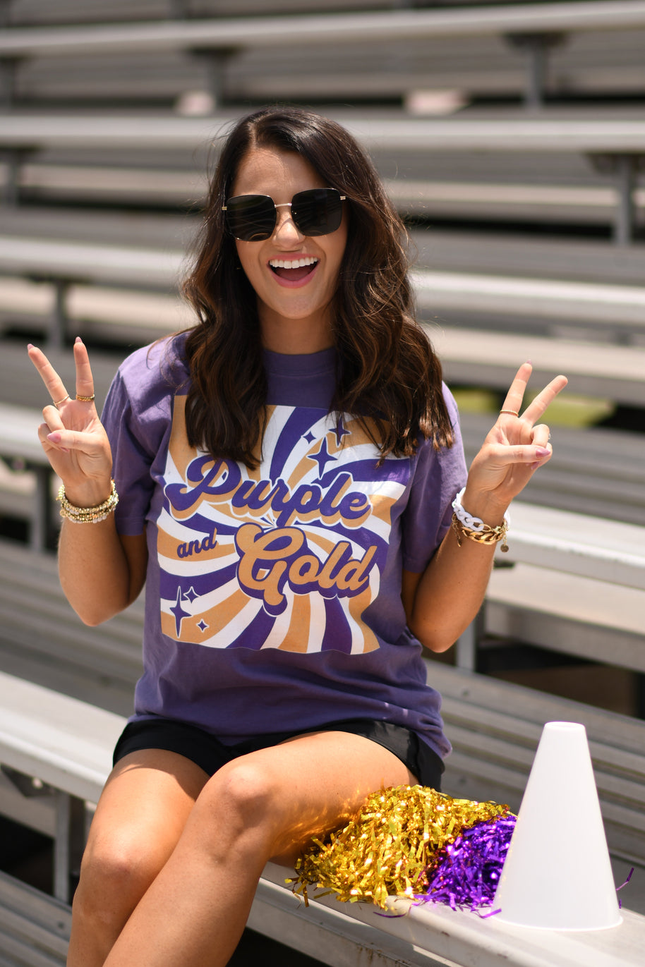 Purple and Gold Vibes Tee-P&PD Wholesale-[option4]-[option5]-[option6]-[option7]-[option8]-Shop-Boutique-Clothing-for-Women-Online