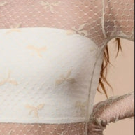 SO ME Bow Ribbon Pattern Sheer Lace Top-Crop Tops-Trendsi-[option4]-[option5]-[option6]-[option7]-[option8]-Shop-Boutique-Clothing-for-Women-Online