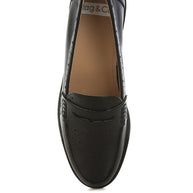 Clotilda Perforated Low Heel Loafers-Rag Company-[option4]-[option5]-[option6]-[option7]-[option8]-Shop-Boutique-Clothing-for-Women-Online