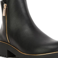 Thorin Metallic Frame Block Heel Boots-Rag Company-[option4]-[option5]-[option6]-[option7]-[option8]-Shop-Boutique-Clothing-for-Women-Online