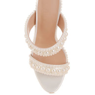 Ambrin Pearl Embellished Slip On Stiletto Heels-Rag Company-[option4]-[option5]-[option6]-[option7]-[option8]-Shop-Boutique-Clothing-for-Women-Online