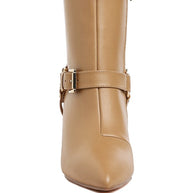 Nicene Harness Detail Stiletto Boots-Rag Company-[option4]-[option5]-[option6]-[option7]-[option8]-Shop-Boutique-Clothing-for-Women-Online