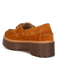 Cuckatoos Chunky Real Suede Leather Oxford Loafers-Rag Company-[option4]-[option5]-[option6]-[option7]-[option8]-Shop-Boutique-Clothing-for-Women-Online