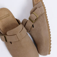 Ratiha Buckle Accent Slip-On Footbed Mules-Rag Company-[option4]-[option5]-[option6]-[option7]-[option8]-Shop-Boutique-Clothing-for-Women-Online