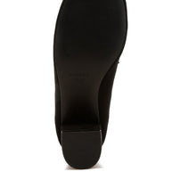 Astra Block Heel Genuine Suede Loafers-Rag Company-[option4]-[option5]-[option6]-[option7]-[option8]-Shop-Boutique-Clothing-for-Women-Online