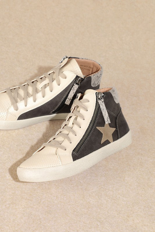 Star, High Top, Sneakers-Let's See Style-[option4]-[option5]-[option6]-[option7]-[option8]-Shop-Boutique-Clothing-for-Women-Online