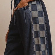 BiBi Washed Denim Mix And Match Long Pants-Jeans-Trendsi-[option4]-[option5]-[option6]-[option7]-[option8]-Shop-Boutique-Clothing-for-Women-Online