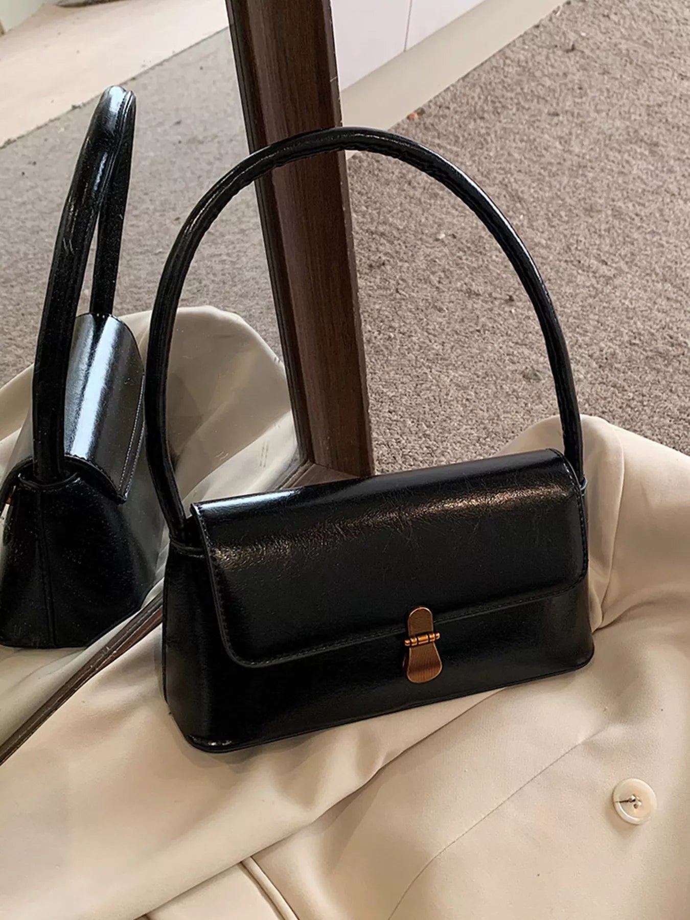 PU Leather Shoulder Bag-Bags-Trendsi-[option4]-[option5]-[option6]-[option7]-[option8]-Shop-Boutique-Clothing-for-Women-Online