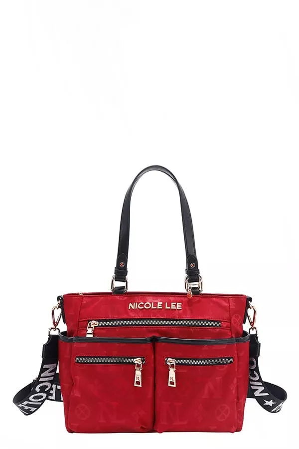 Nicole Lee USA Multi-Compartment Convertible Tote Bag-Bags-Trendsi-[option4]-[option5]-[option6]-[option7]-[option8]-Shop-Boutique-Clothing-for-Women-Online