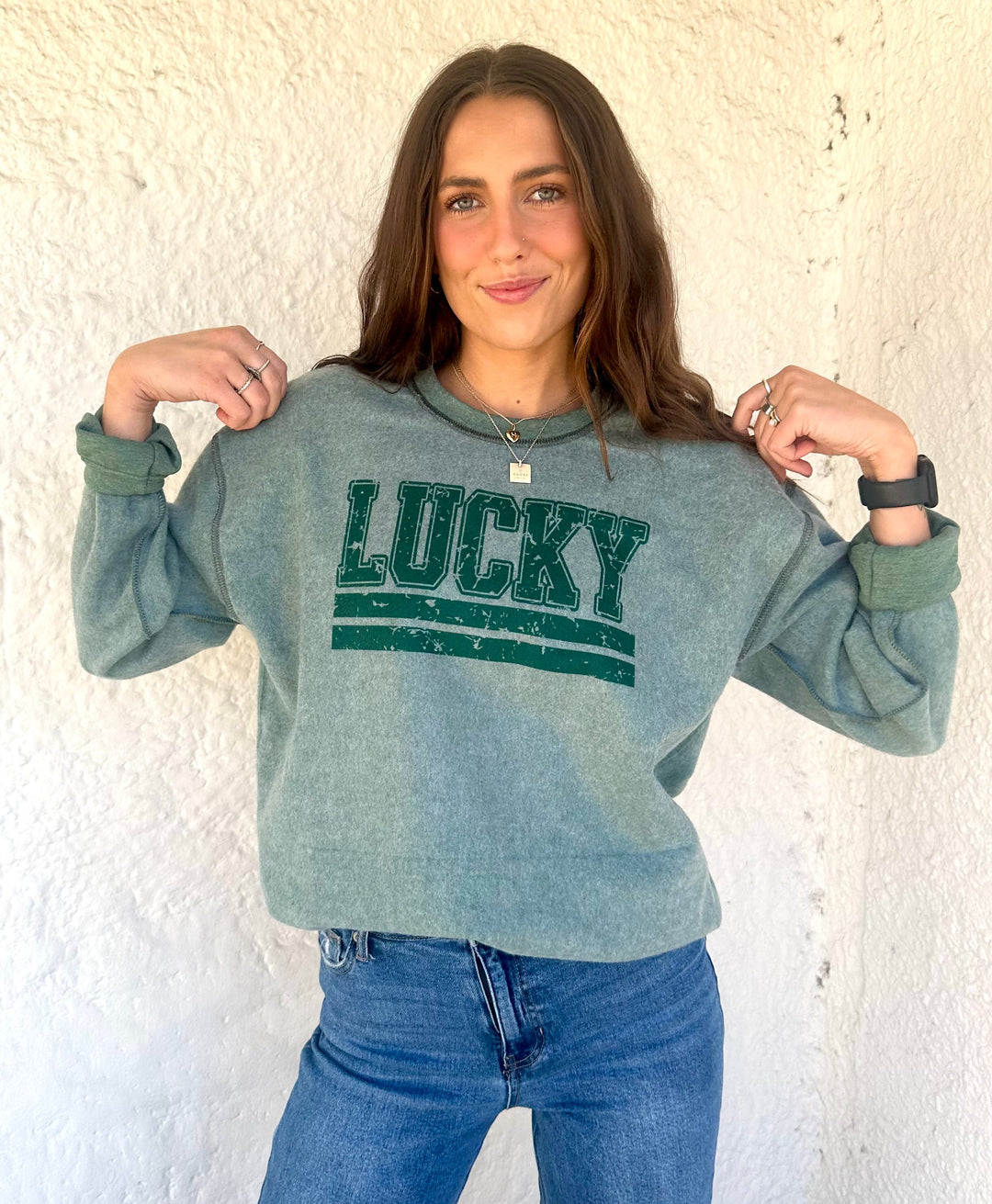 Inside out Sweatshirts- Lucky Themed