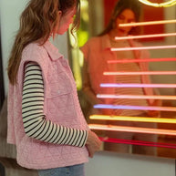 Annie Wear Texture Quilted Snap Down Vest Coat-Vest-Trendsi-[option4]-[option5]-[option6]-[option7]-[option8]-Shop-Boutique-Clothing-for-Women-Online