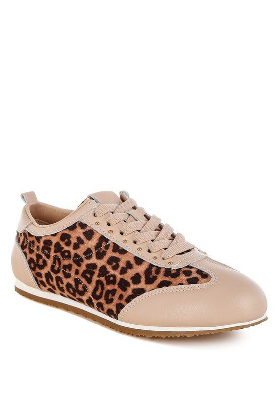 Narati Leopard Print Real Leather Sneakers-Rag Company-[option4]-[option5]-[option6]-[option7]-[option8]-Shop-Boutique-Clothing-for-Women-Online