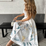 Floral Print Midi Skirt-Skirts-Trendsi-[option4]-[option5]-[option6]-[option7]-[option8]-Shop-Boutique-Clothing-for-Women-Online