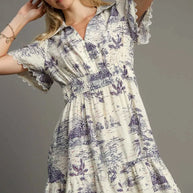 Umgee Full Size Landscape Print Collared Mini Dress Plus Size-Dresses-Trendsi-[option4]-[option5]-[option6]-[option7]-[option8]-Shop-Boutique-Clothing-for-Women-Online