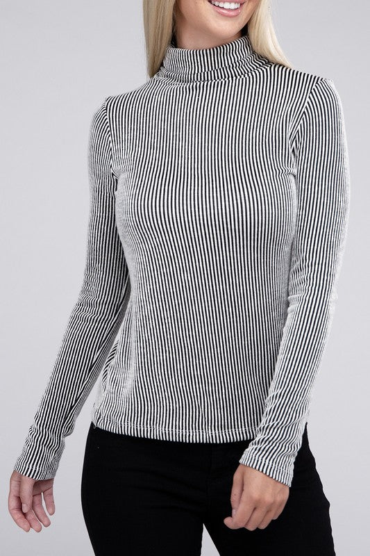 Zenana Ribbed Turtle Neck Long Sleeve Top-ZENANA-BLACK-S-[option4]-[option5]-[option6]-[option7]-[option8]-Shop-Boutique-Clothing-for-Women-Online