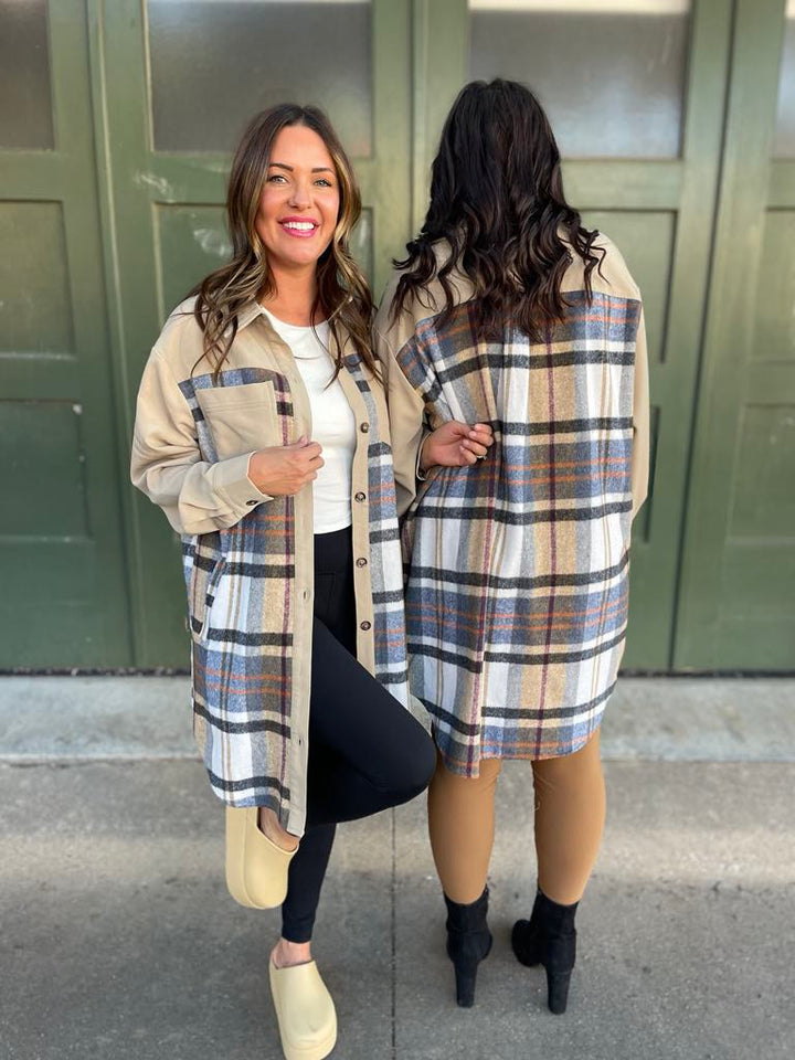 Durham Plaid Jacket in Two Colors-Womens-Ave Shops-[option4]-[option5]-[option6]-[option7]-[option8]-Shop-Boutique-Clothing-for-Women-Online