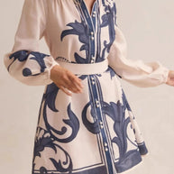 Printed Long Sleeve Shirt Dress-Dresses-Trendsi-[option4]-[option5]-[option6]-[option7]-[option8]-Shop-Boutique-Clothing-for-Women-Online