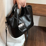 Leather Crossbody Bag with Charm-handbag-Trendsi-[option4]-[option5]-[option6]-[option7]-[option8]-Shop-Boutique-Clothing-for-Women-Online