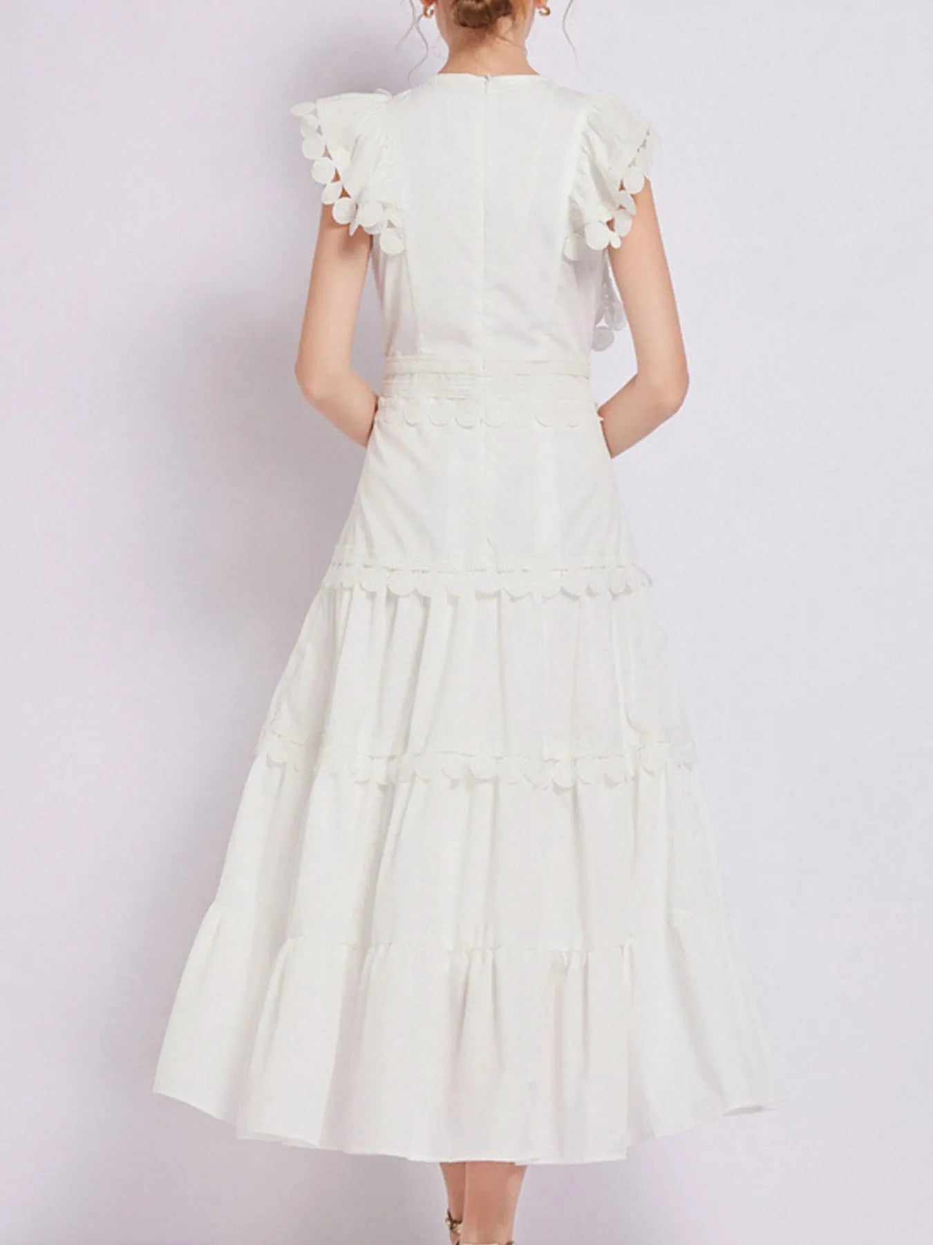 Sleeveless Ruffled Tiered Dress with Embroidered Trim-dresses-Trendsi-[option4]-[option5]-[option6]-[option7]-[option8]-Shop-Boutique-Clothing-for-Women-Online
