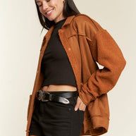 FAUX FUR AND SUEDE JACKET PLUS SIZE-Jade By Jane-[option4]-[option5]-[option6]-[option7]-[option8]-Shop-Boutique-Clothing-for-Women-Online