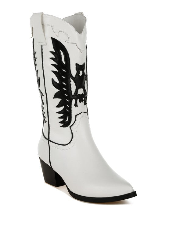 Thistle Winged Patchwork Cowboy Boots-Rag Company-[option4]-[option5]-[option6]-[option7]-[option8]-Shop-Boutique-Clothing-for-Women-Online