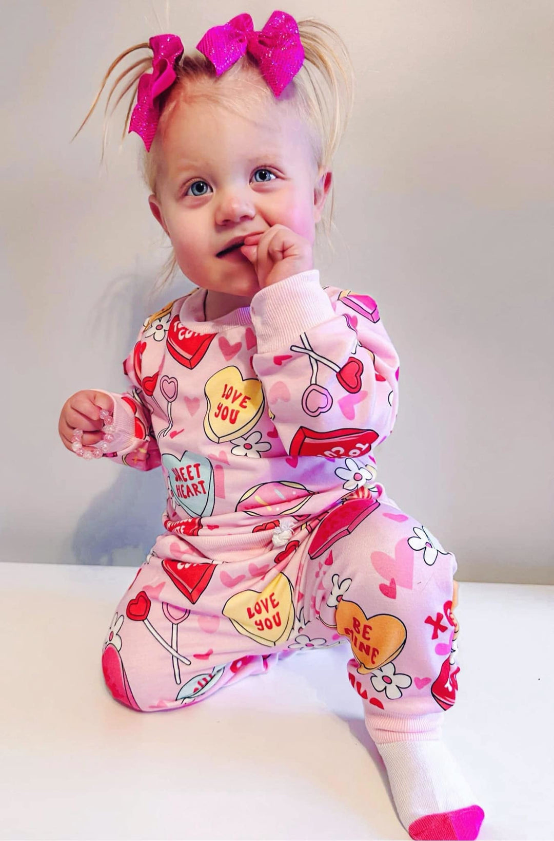 PREORDER: Valentine Girls Sweatshirt and Pant Set