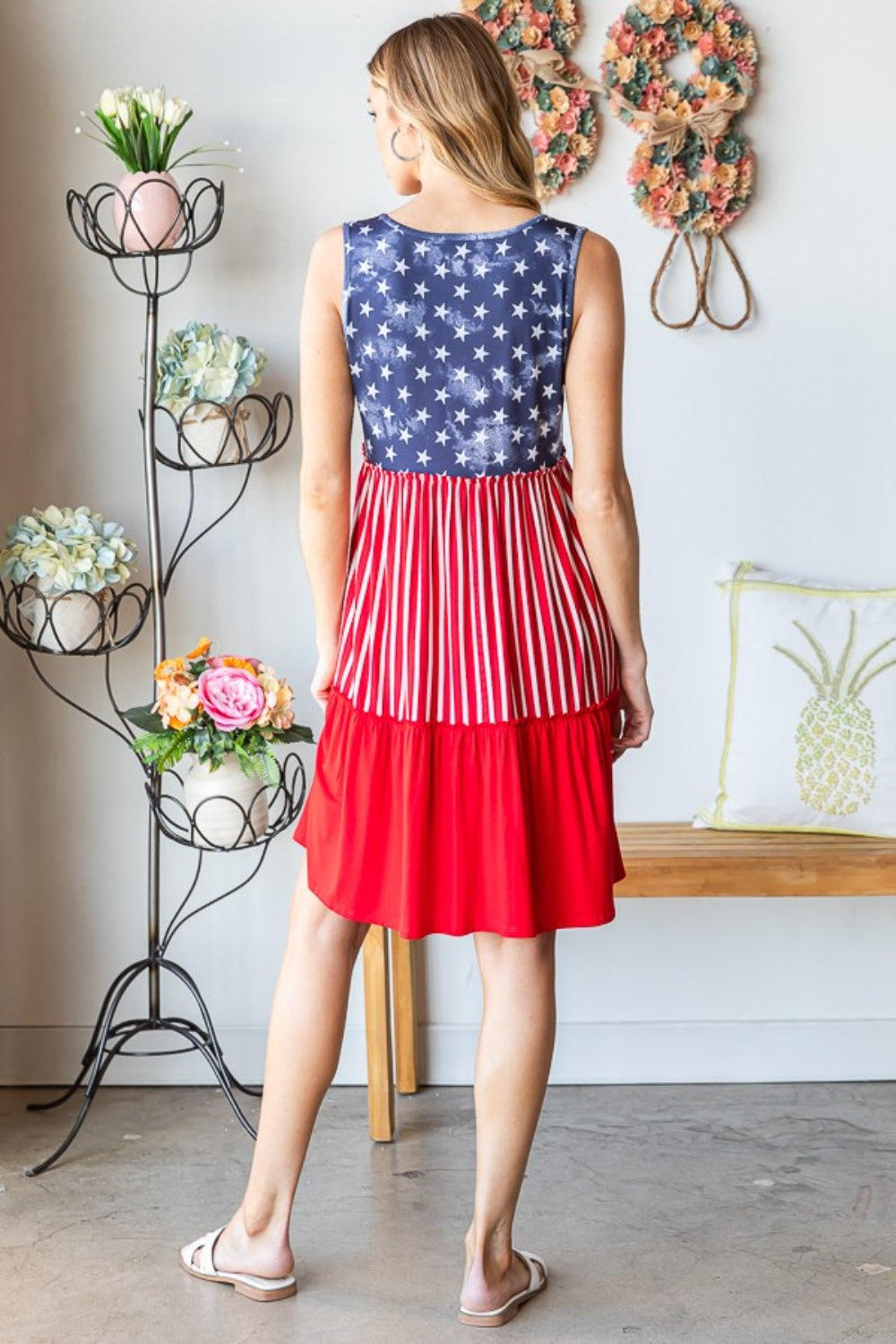 Heimish US Flag Theme Contrast Tank Dress-Trendsi-[option4]-[option5]-[option6]-[option7]-[option8]-Shop-Boutique-Clothing-for-Women-Online