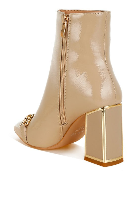 Pollux Metallic Chain Detail Boots-Rag Company-[option4]-[option5]-[option6]-[option7]-[option8]-Shop-Boutique-Clothing-for-Women-Online