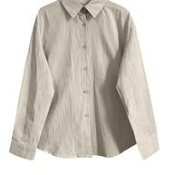 Button Up Long Sleeve Shirt-Tops-Trendsi-[option4]-[option5]-[option6]-[option7]-[option8]-Shop-Boutique-Clothing-for-Women-Online