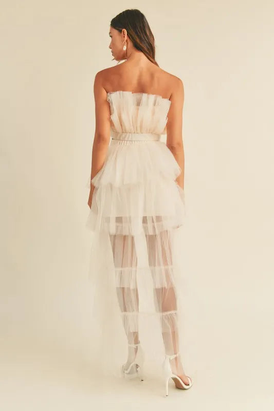 MABLE Tulle Tube Ruffle Crop Top and High Low Maxi Skirt Set-Sets-Trendsi-[option4]-[option5]-[option6]-[option7]-[option8]-Shop-Boutique-Clothing-for-Women-Online