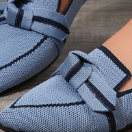 Bow Contrast Trim Point Toe Loafers-Flats-Trendsi-[option4]-[option5]-[option6]-[option7]-[option8]-Shop-Boutique-Clothing-for-Women-Online